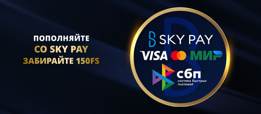 Skypay в игорном доме Лев