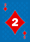 Two of Diamonds (2♦) :2D: :2D: